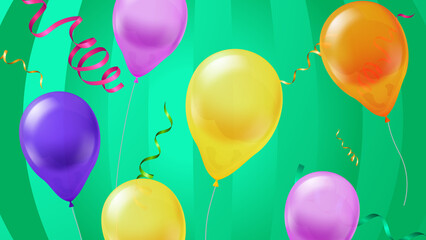 Gift explosion celebration background