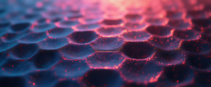 Floating hexagonal grid pattern with intersecting lines creating dynamism. Composition遵循三等分法则，中心对称布局。数学公式生成的曲线作为独特视觉元素。ar 16:9 stylize 2500 quality 2 v 5.1 Ultra-realistic detail in 8K resolution, wit