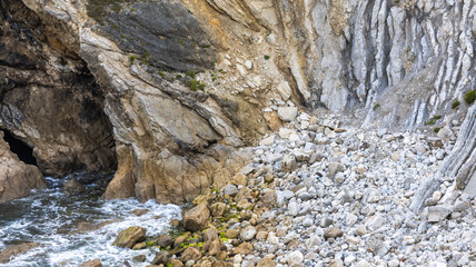 Rock on the Jurassic Coast, Dorset, England