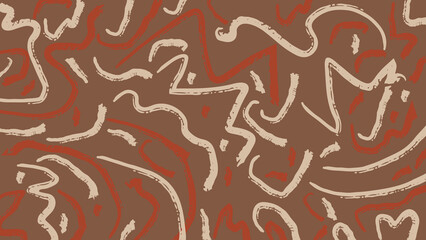 Brown textured scribble background