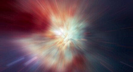 Abstract space background. Galaxy and nebula. Starry bright landscape. Glow texture. Photo collage....