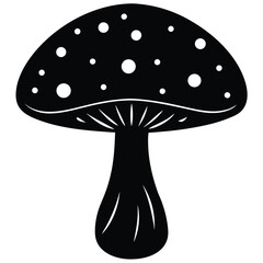 giant mushroom with glowing spores