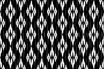 Ethnic abstract ikat art. Aztec ornament print. geometric ethnic pattern seamless color oriental. Design for background ,curtain, carpet, wallpaper, clothing, wrapping, Batik, vector illustration