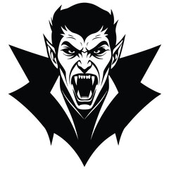 vampire with fangs