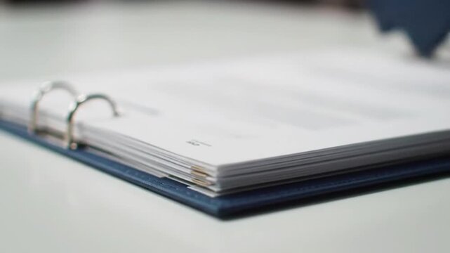 Searching Information In Ring Binder For Work Efficiency