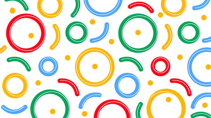 Abstract colorful circle background