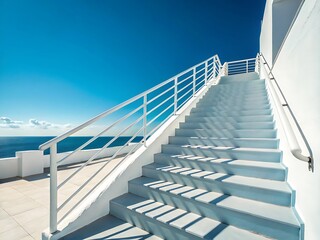 stylish elegant modern detailed professional high quality Staircase to the Ocean
