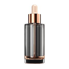 Luxury Serum Bottle: A sleek, sophisticated glass bottle with a dropper, showcasing a high-end skincare serum. A testament to beauty and elegance.