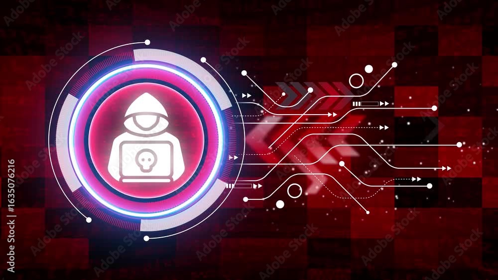 Poster cyber attack, computer protection, safety and internet security. dark web or dark net fraud. cryptoc