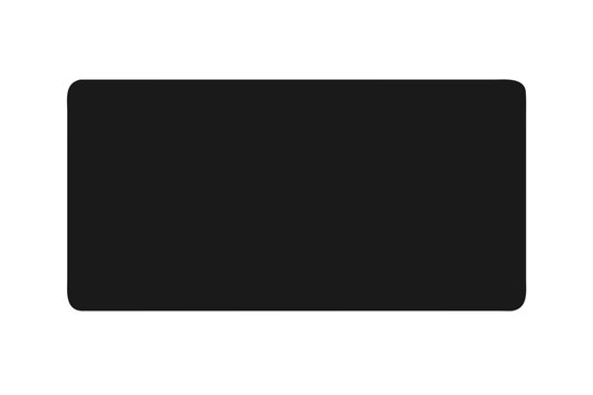 Dark gray rounded rectangle on a black background