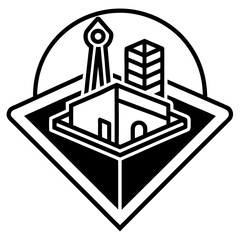 construction site map Icon