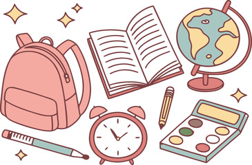 back to school icons