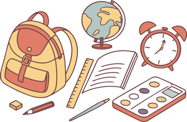 school stationery set