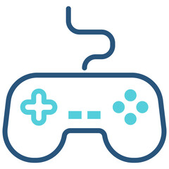 Gaming Outline Color Icon