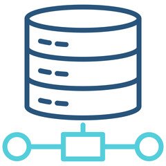 Data  Outline Color Icon