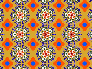 Seamless Traditional Indonesian Motif