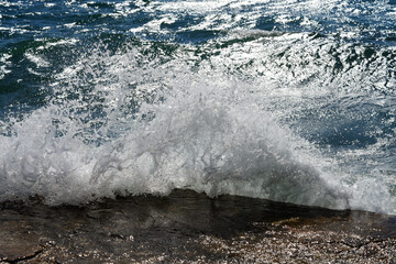 sea waves on the beach