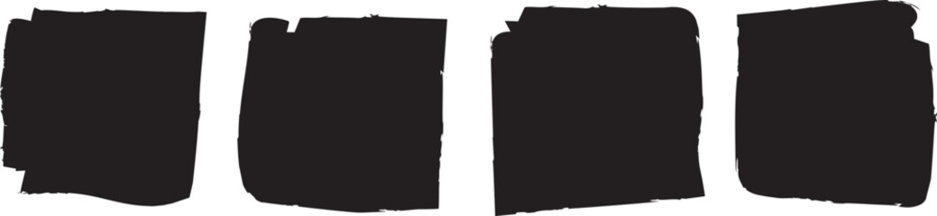 Grunge Brush Stroke Squares