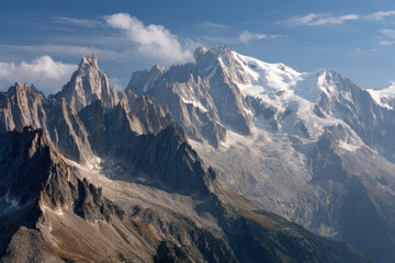 Fototapeta premium explore breathtaking beauty of top mountains around world where stunning landscapes unfold