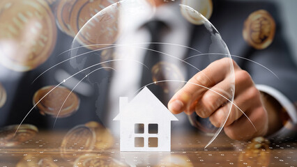 Real estate digital transformation concept