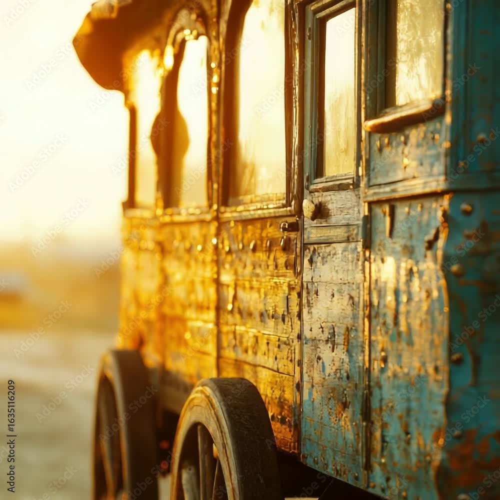 Poster a close-up view of a train on a railway track, suitable for transportation or infrastructure related