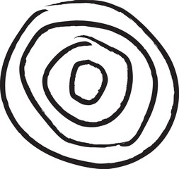 Hand-Drawn Spiral Pattern