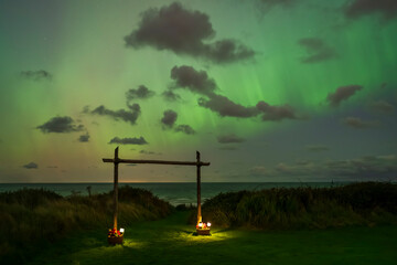 AURORA BOREALIS, ISLE OF MAN.
