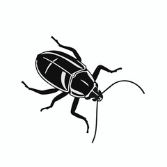 Cockroach Animal Icon - Black