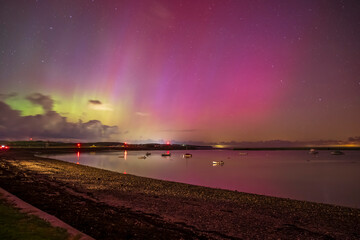 AURORA BOREALIS, ISLE OF MAN.