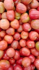 red tomatoes background