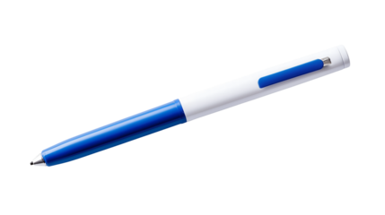 Modern blue and white pen for professional writing and creative design work