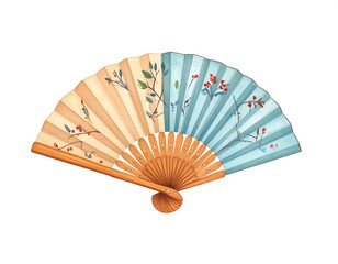 Elegant, ornate hand fan