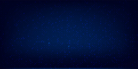 Dot  white blue pattern screen led light gradient texture background. Abstract  technology big data digital background. 3d rendering.