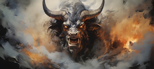 The Mighty Knight Minotaur Griffingenerative