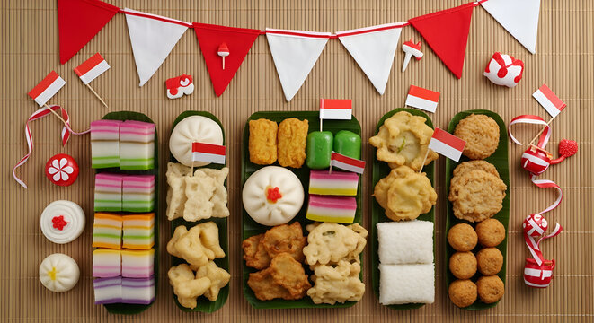 Indonesian Independence Day Celebration Food
