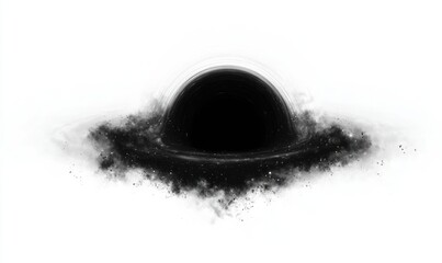 Black hole with swirling accretion disk