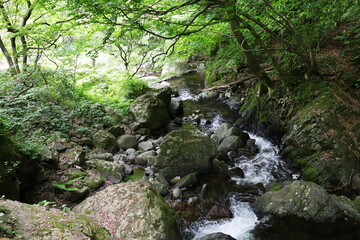 岡山県真庭市　神庭の滝自然公園