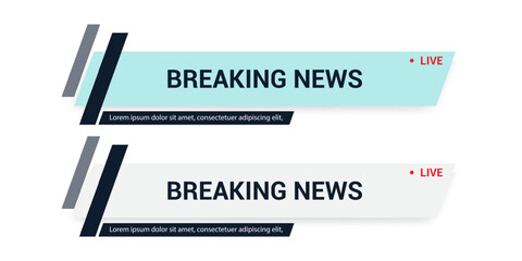 Collection of TV lower third templates, including banners and bars for news, sports, streaming, and broadcasting, ideal for video editing projects.