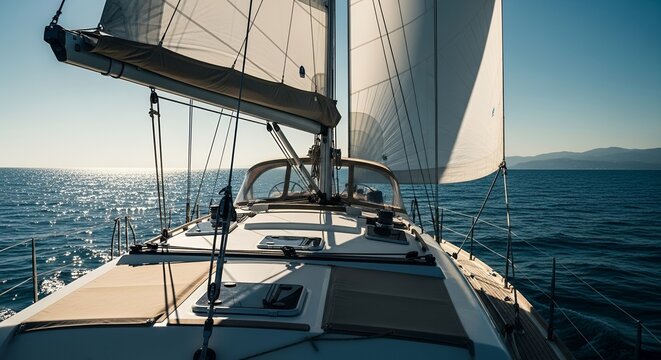 Sailboat Luxury Yacht Cruise Open Ocean Sailing Adventure
