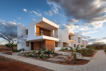 houses adapt to extreme heat by featuring porous facades that enhance cooling