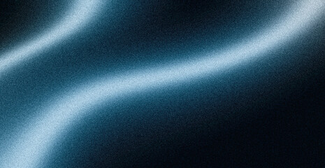 Light blue glowing shape on grainy textured grunge dark backdrop, abstract dark banner, dynamic noise texture poster background