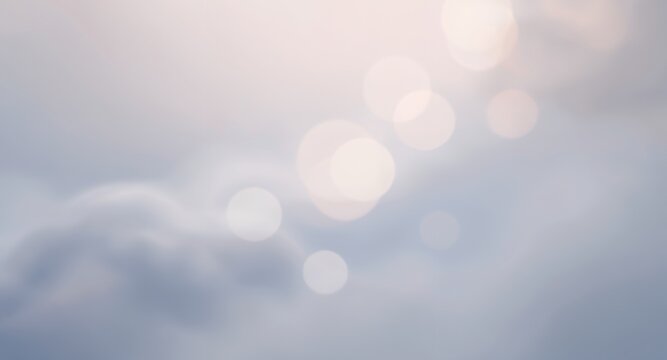 Soft Bokeh Background Dreamy Blurred Lights and Texture
