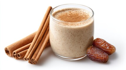 Cinnamon date smoothie healthy drink
