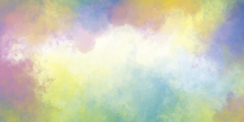 Colorful artistic abstract watercolor background with a vibrant rainbow of textures and patterns. orange, fire, pastel, pink, vintage, paper, sky