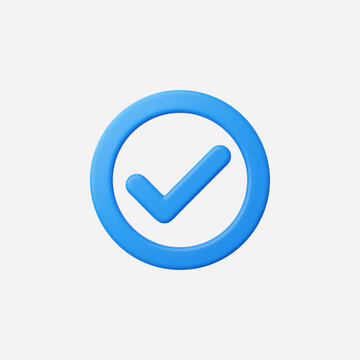 3d Realistic Checklist icon vector Illustration