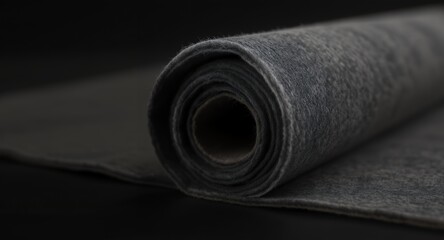 Premium Dark Grey Felt Roll Durable, Versatile Fabric for Crafts Projects