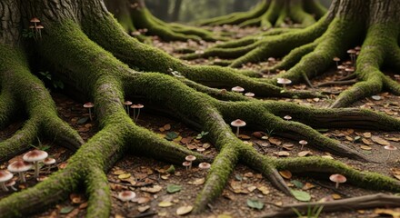 Roots of a Tree on the Forest Floor