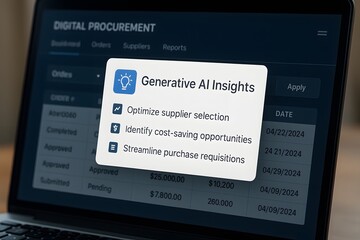Optimize procurement with generative ai insights for cost saving opportunities