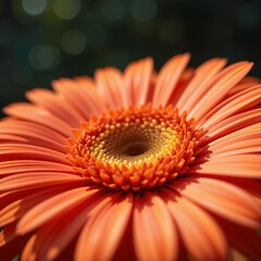 orange gerber daisy