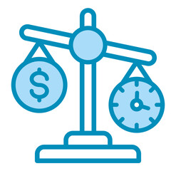 Cost-Benefit Analysis  Icon Element For Design